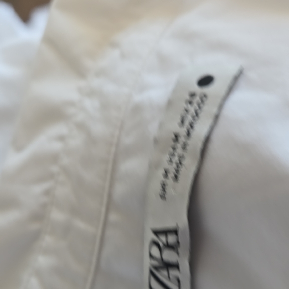 Zara Classic White Midi Dress - Picture 3 of 3